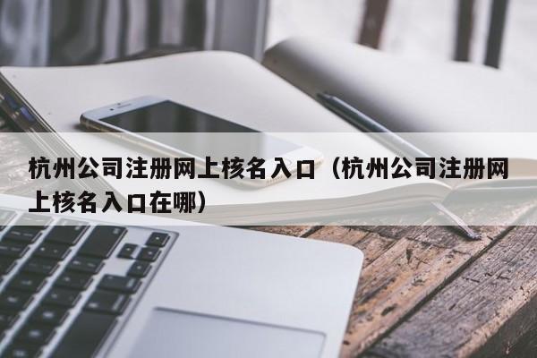 杭州公司注册网上核名入口（杭州公司注册网上核名入口在哪）