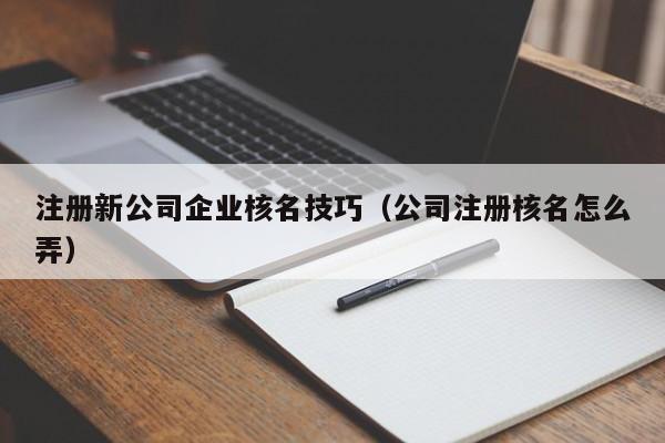 注册新公司企业核名技巧（公司注册核名怎么弄）