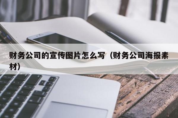 财务公司的宣传图片怎么写（财务公司海报素材）