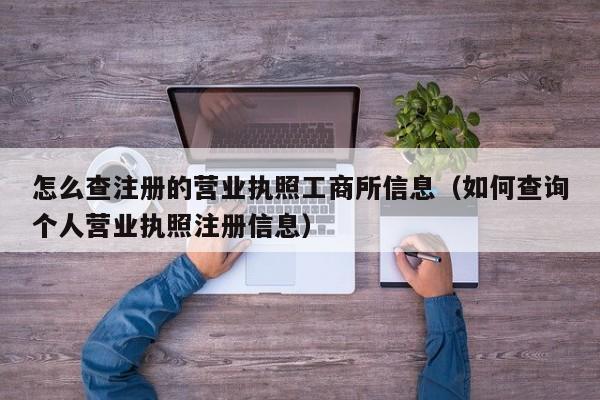 怎么查注册的营业执照工商所信息（如何查询个人营业执照注册信息）