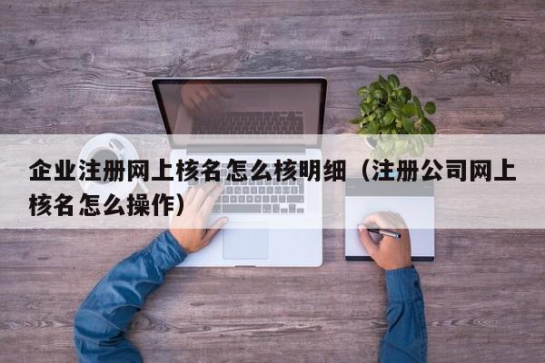 企业注册网上核名怎么核明细（注册公司网上核名怎么操作）