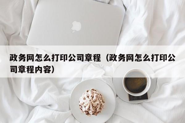 政务网怎么打印公司章程（政务网怎么打印公司章程内容）